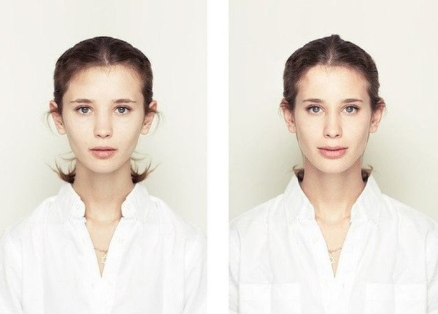 симметричность лица
