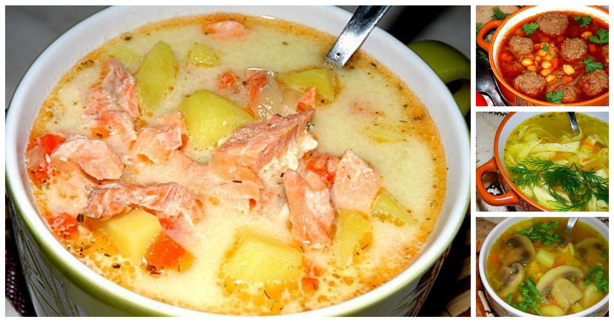 Супы, рецепты с фото. Как приготовить суп вкусно и просто?